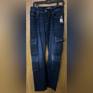 Men's XRay Dark Blue Cargo jeans Stretch.